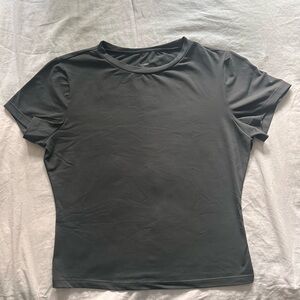 Elegant Charcoal Women's Short Sleeve Tee